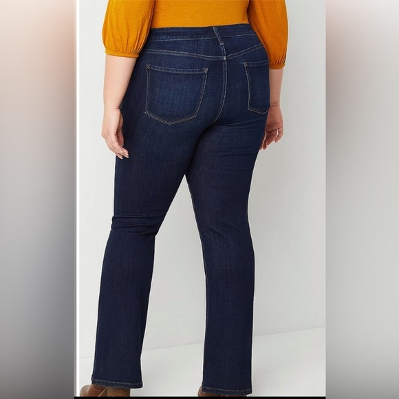 a.n.a - Plus Womens High Rise Flare Leg Jean Size 18W New With Tags - Picture 3 of 6